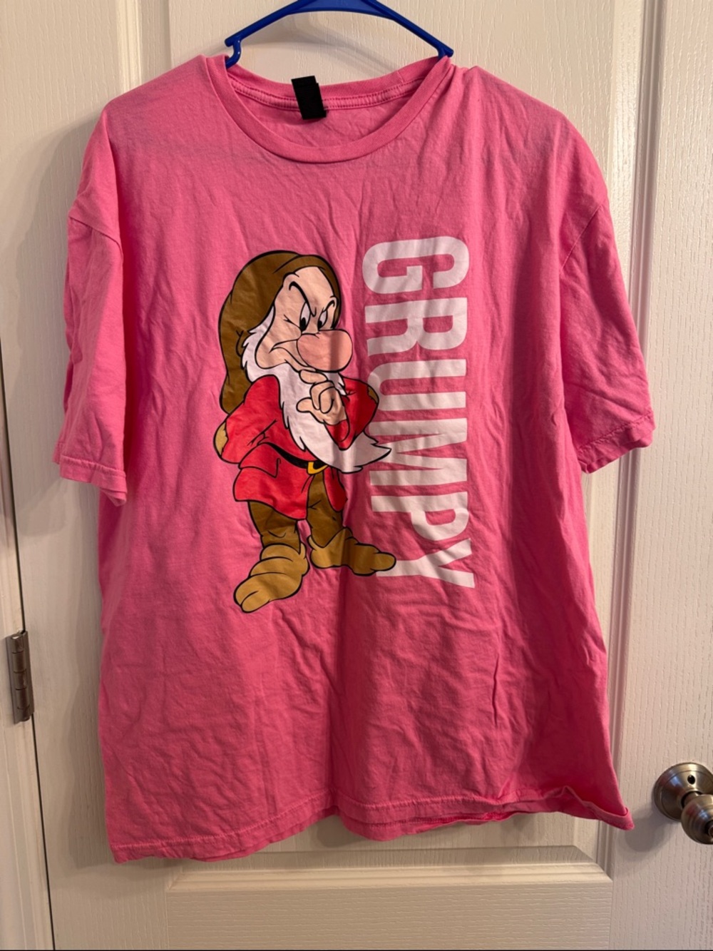 Gildan Pink Graphic Tee with Character Print only worn once
